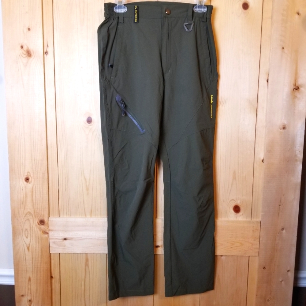 Outdoor Sport Nylon Lightweight Army Green Cargo Pants